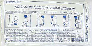 Infusion system for transfusion of PR solutions, polymer needle (WRC device) / hemoplastic