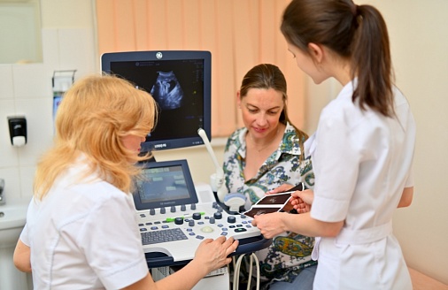 ultrasound in the clinic on Novoslobodskaya