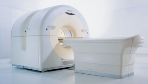 Scanner used for positron emission tomography in JSC Medicine