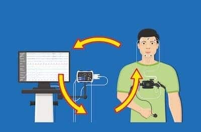 Scheme of the biofeedback technique