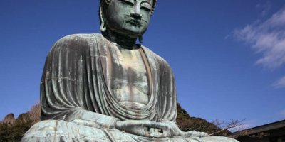 Big Buddha statue. Kotoku-in Temple